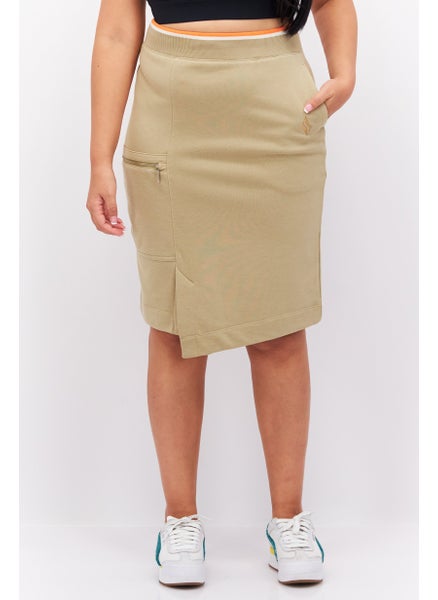 اشتري Women Sportswear Fit Training Skirt, Khaki في الامارات