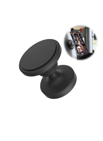 اشتري Dual Magnetic Phone Holder, Strong Magnet Mount & 360° Adjustable Holder for Video Recording, Universal Fit for All Phones, Ideal for Gym, Car, Kitchen في السعودية