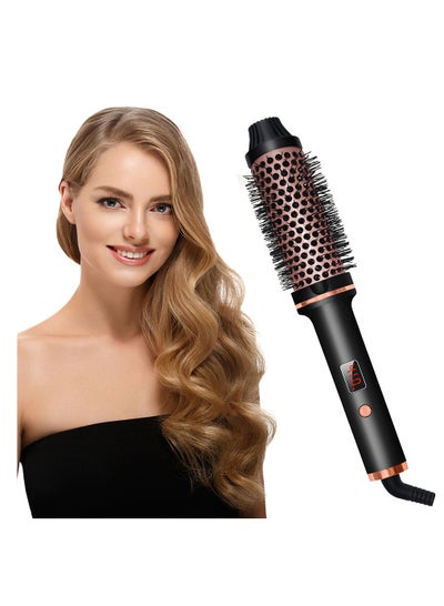 Buy 3 In1 Professional Electric Hair Rotating Portable Hot Heat Air Comb Blow Salon Dryer Brush Hair Straightener Comb in Saudi Arabia