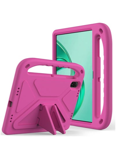 Buy Case Compatible with Honor Pad X8a 11.0 Inch 2024, Lightweight EVA Kid Friendly Shockproof Protective Case with Handle and Hidden Bracket Cover with Honor Pad X8a 2024 (Rose Red) in Saudi Arabia