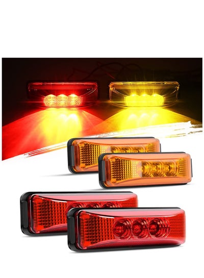Buy 4PCS 3.9 Inch 3 Led Truck Trailer Light Front Rear LED Side Marker Lights in Saudi Arabia