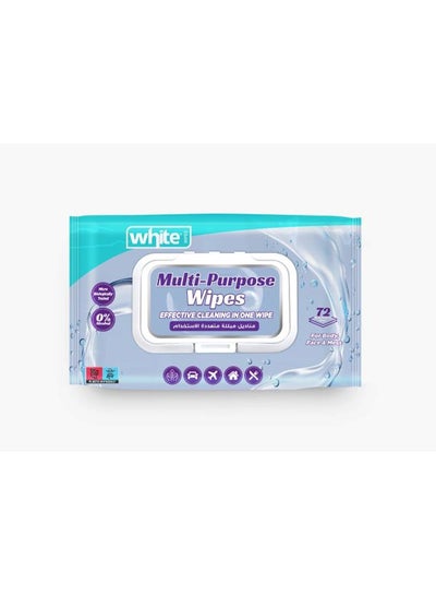 Buy White Multi-Purpose Wipes | 72 Wipes in Egypt