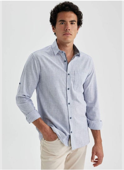 اشتري Slkim Fit Cotton Long Sleeve Shirt في الامارات