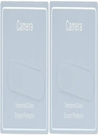 اشتري Tempered Glass Back Camera Lens Protector for Xiaomi Redmi Note 10 Pro, Pack of 2 - Clear في مصر