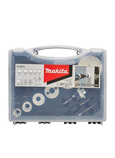 اشتري Makita B-38679 - Holesaw Kit for Sheet Metal|Assorted Size|15pcs في الامارات