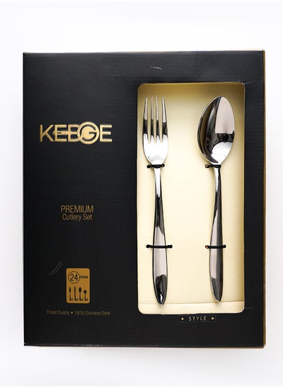 اشتري Kedge Style 24 Pcs Cutlery Set (4) في الامارات