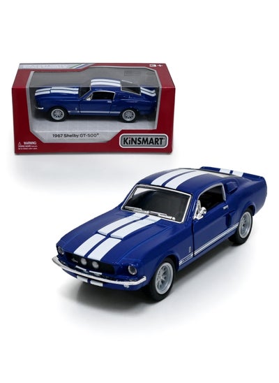 Buy 1967 Shelby GT-500 Die Cast Metal Doors Openable Pull Back Action Toy Car in UAE