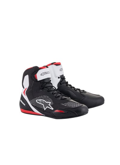 اشتري Alpinestars Faster-3 Rideknit Shoes Size 12 (Black/White/Red) في الامارات