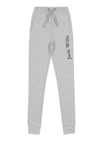 Buy Jack Wills Script Joggers Grey in UAE