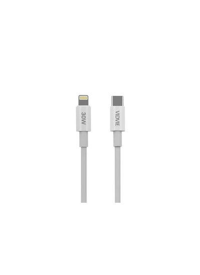 Buy Type-C to Lightning charger cable for data transfer and charging from Vidvie in Egypt