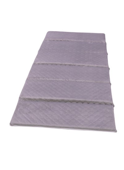 Buy A soft and comfortable sponge mattress that is foldable and easy to carry with a bag. A multi-use mattress for trips, sleeping, and exercising, and for children, size (190*90*6 cm) in Saudi Arabia