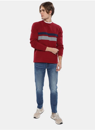 Buy AE Long-Sleeve Striped Thermal T-Shirt in Egypt