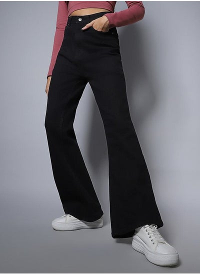 اشتري High Rise Stretch Flare Fit Jeans في السعودية