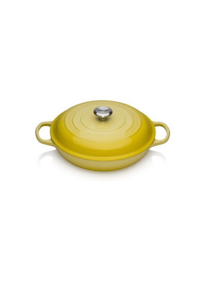 اشتري Le Creuset Signature Soleil Cast Iron 30cm Shallow Casserole في السعودية