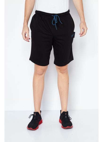 Buy Men Sportswear Fit Brand Logo Training Short, Black in UAE