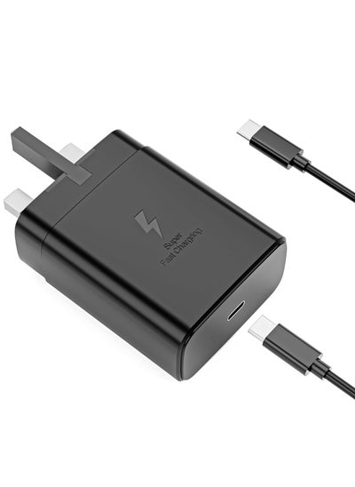 اشتري 2024 45W USB-C Super Fast Charger for Samsung Galaxy S24 Series & Galaxy Tab – PPS Wall Charger 3.0 في الامارات