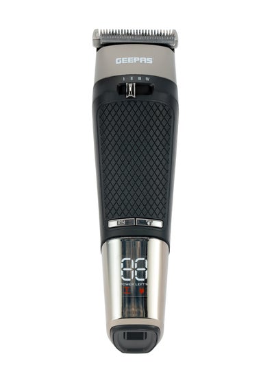 Buy Geepas Digital Hair Clipper- GTR56032| Hair Clipper with High Capacity Battery| High Performance Blade with Titanium Coating for Efficient Operation, Does not Hurt Scalp| Digital Display in UAE