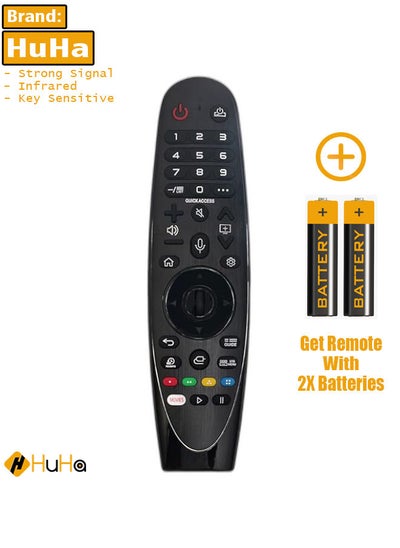 Buy New Replacement Remote Control, Remote Control Fit, Universal Remote Control Compatible with LG Magic OLED 4K NanoCell TV AN MR19BA 32LM6300PLA 55UM7450PLA OLED55B9PLA 43UM7100PLB in Saudi Arabia