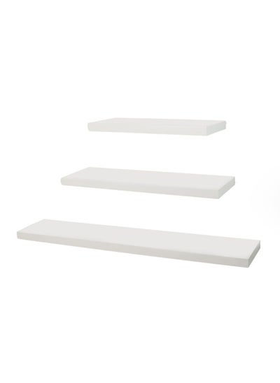 Buy Regge Wall Shelf White - 120X4 Cm (L Size Single Unit) in UAE