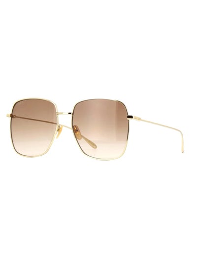 اشتري Gucci Women's UV resistant Fashion Full Frame Sunglasses 59mm Retro Sunglasses Brown Gradient GG1031S في الامارات