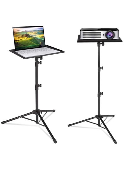 Buy Projector Stand,Laptop Tripod Stand Adjustable Height 17.7 to 47.2 Inch , Portable Projector Stand Tripod for Outdoor Movies in UAE