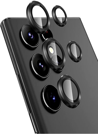 Buy ULAK Camera Lens Protector Compatible with Samsung S22 Ultra [Aluminum Alloy Frame] [9H Hardness] Tempered Glass Camera Lens Protector for Samsung Galaxy S22 Ultra in Egypt