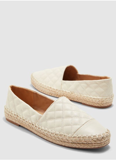 Buy Espadrilles In Quilted Design in UAE