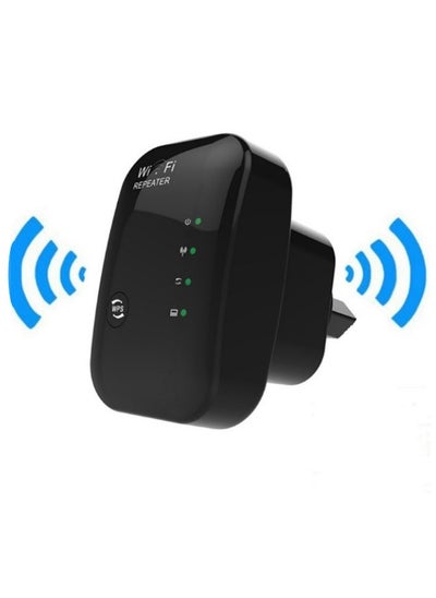 Buy M MIAOYAN Repeater WiFi Signal Amplifier Wireless Network Amplifier Through Wall Router Extender Black in Saudi Arabia