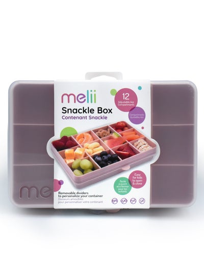 Buy Snackle Box - 12 Compartment Snack Container With Removable Dividers in Saudi Arabia