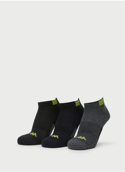 اشتري 3 Pack Logo Crew Socks في السعودية