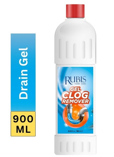 Buy Rubis Drain And Sink Gel Clog Remover 900 ML in UAE