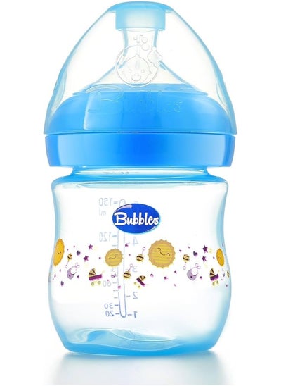 Buy Bubbles Natural Feeding Bottle 150 ml - Blue in Egypt