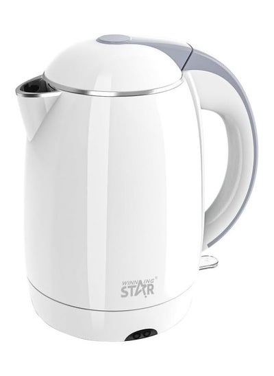 Buy Kettle, Stainless Steel, Cordless Kettle, 1800W Power, 1.8L, Safety Empty Shut off Electric Kettle, White Color Kettle in UAE