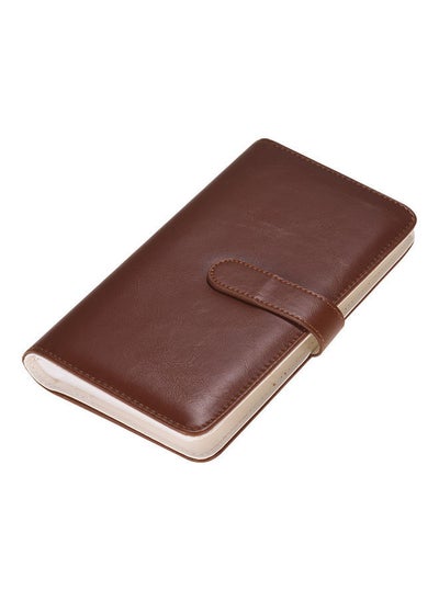 Buy 80-Pockets Portable Photo Album Brown in UAE