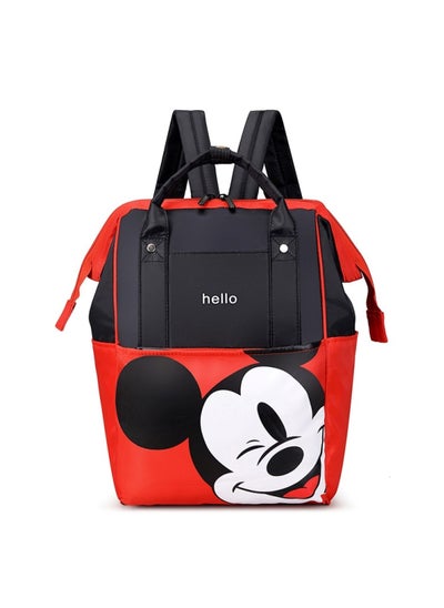 Buy Mums Baby Travel Bag with Cartoon Design Red in UAE