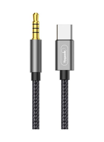 Buy Tingwode AC-L4 Adapter Cable Type-C To 3.5mm AUX Audio Transfer 1200mm - Black in Egypt
