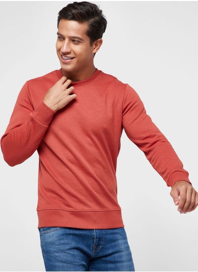 Buy Essential Regular Fit Sweatshirt in UAE