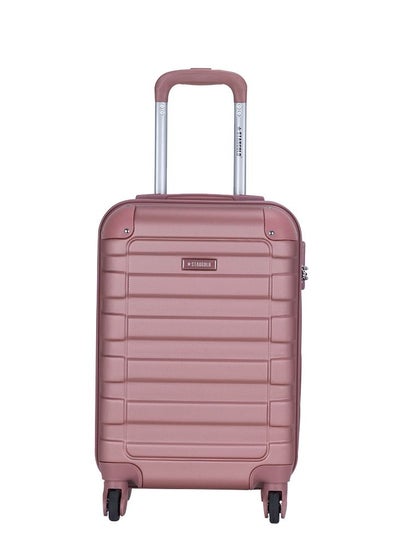 Buy Single Hardside Spinner 4 Wheels Trolley Luggage With Number Lock Rose Pink in Saudi Arabia