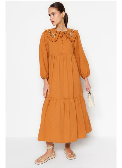 اشتري Woman Modest Dress Cinnamon في مصر