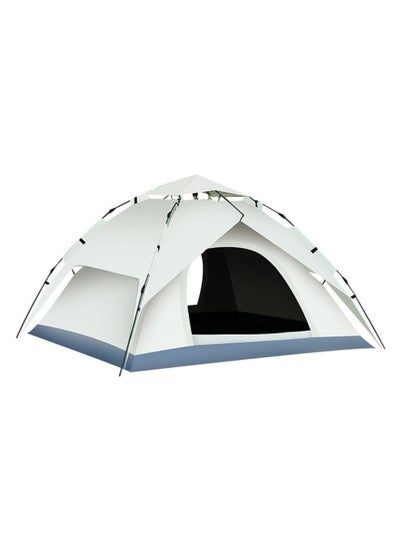 Buy Fully Automatic Tent Outdoor 3-4 People Camping Thickening Rainproof(Beige) in UAE