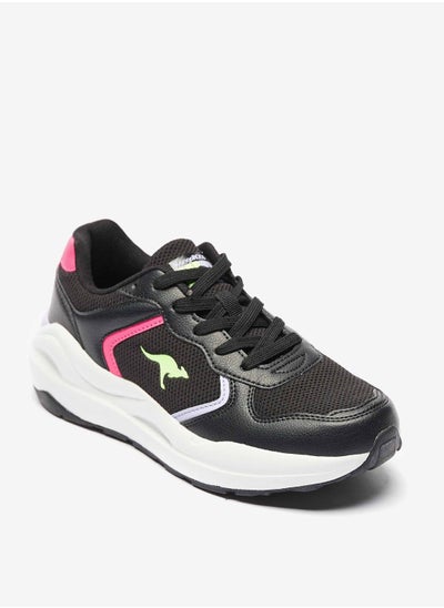 Buy Womens Panelled Lace Up Sports Shoes in UAE