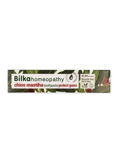 Buy Bilka Homeopathy Toothpaste Protect Gums Chios Mastiha 75 ml in UAE