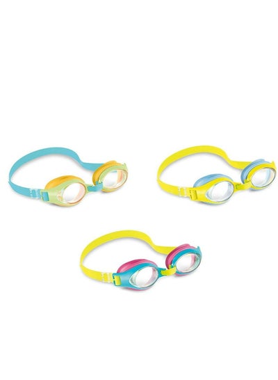 Buy Junior Swimming Goggles Multi Color Ages 3 to 8 years in UAE