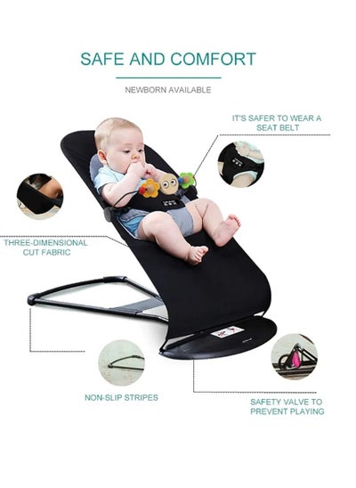 Buy Baby Rocking Chair Children Sleeping Artifact Can Be Folded Breathable Baby Cradle Chair in UAE