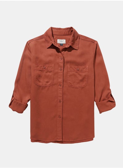 اشتري AE Long-Sleeve Button-Up Shirt في مصر