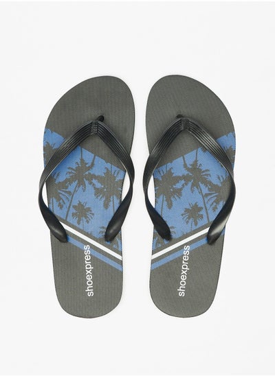 Buy All Over Print Slip On Thong Slippers in UAE