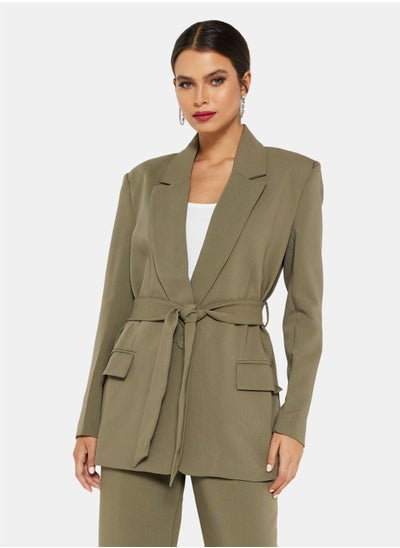 Buy Belted Blazer in UAE