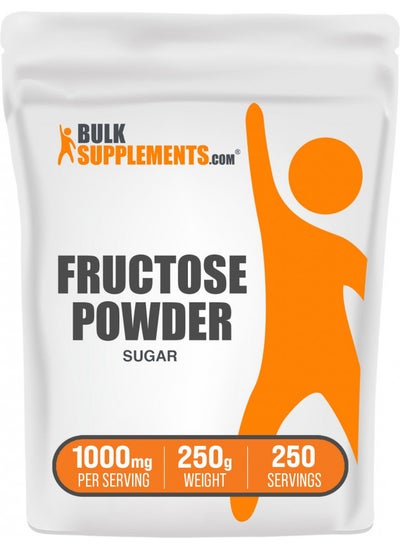 اشتري BulkSupplements.com Fructose Powder - Powdered Sugar Alternative - Pure Cane Sugar Substitute - Granulated Sugar Powder - Sugar Substitute for Baking (250 Grams -8.8 oz) في الامارات