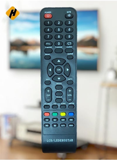 Buy Replacement Universal Remote Control Use For Erostar LED/LCD Smart TV Black in Saudi Arabia