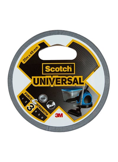 Buy Scotch Duct Unv Silver 25mx48mm. 1 roll/pack in UAE